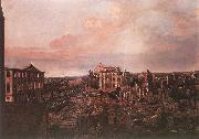 BELLOTTO, Bernardo Dresden, the Ruins of the Pirnaische Vorstadt china oil painting reproduction